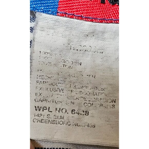 Wrangler George Strait Cowboy Cut Mens Large Yellow Blue Red Plaid Western Shirt - Picture 12 of 12